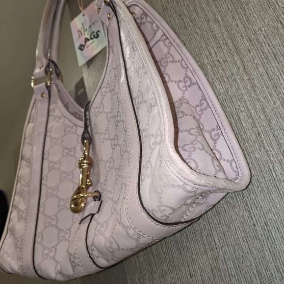 Gucci: Lavender Jackie Guccissima Monogram Suede Bag (RARE) - Picture 8 of 15